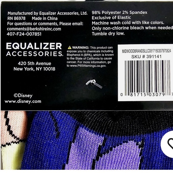 Disney Miss Piggy Crew Socks - Picture 2 of 4